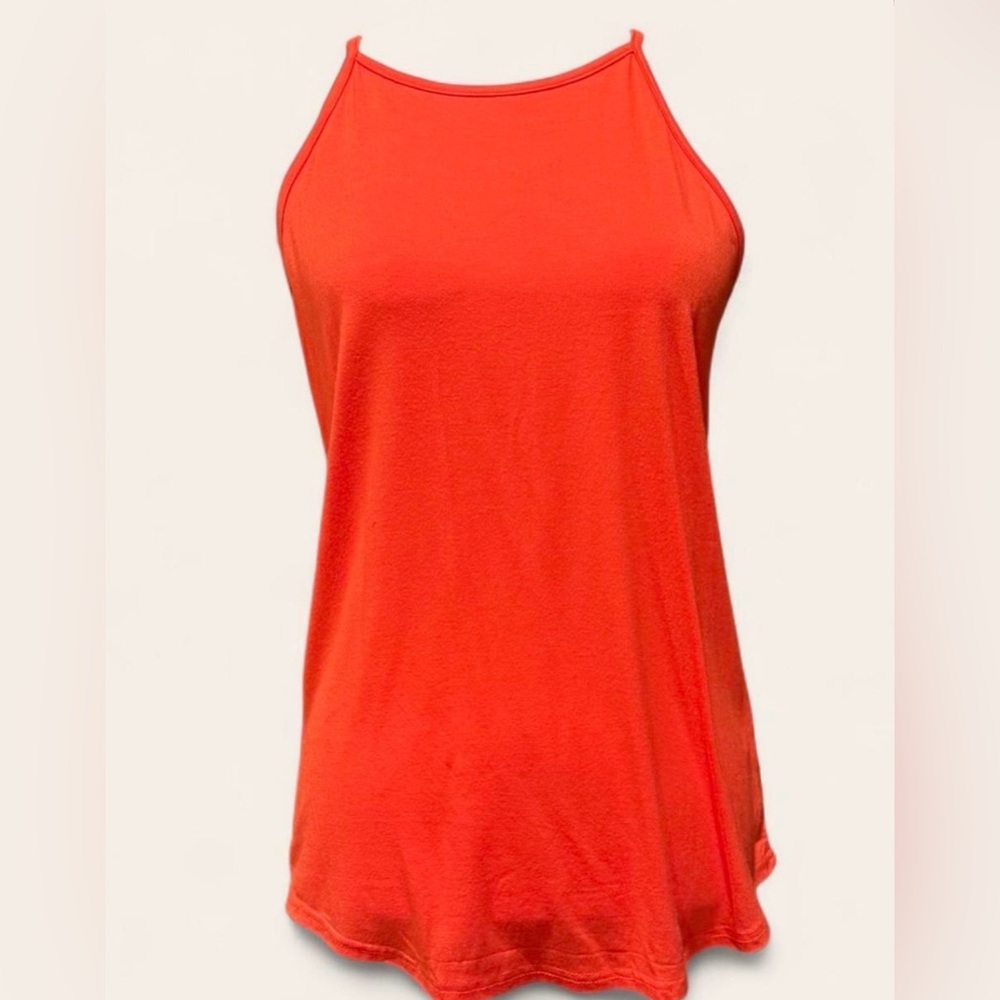 Women’s Orange Halter Tank Top. NWOTS! Size is a generous M.